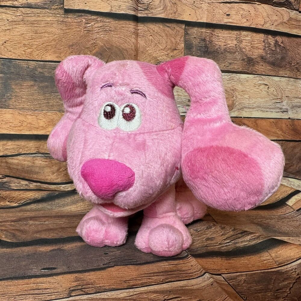 Blue's Clues & You Magenta Plush Pink Dog 8" Stuffed Animal Nickelodeon 2020